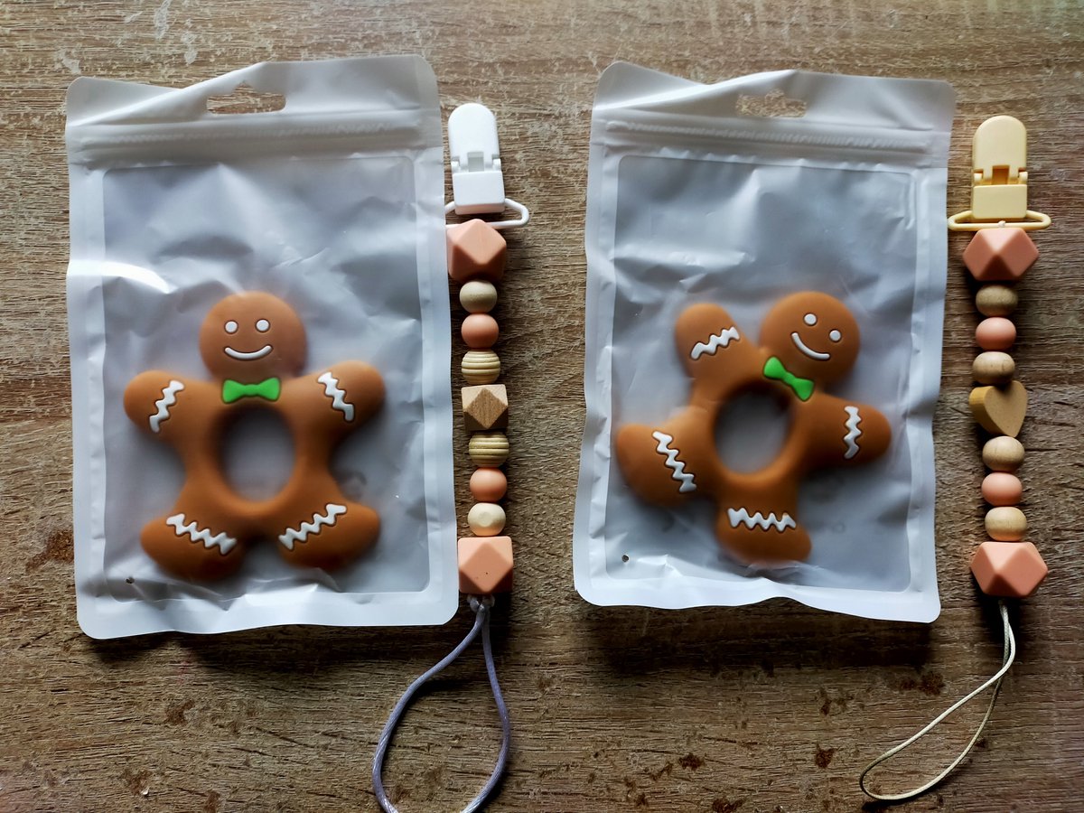 zo lief89 | Bijtring | Bijtspeelgoed | kerst | Speelgoed | Uniek | koekje |